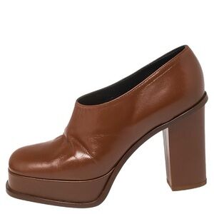 Celine Brown Platform Heels